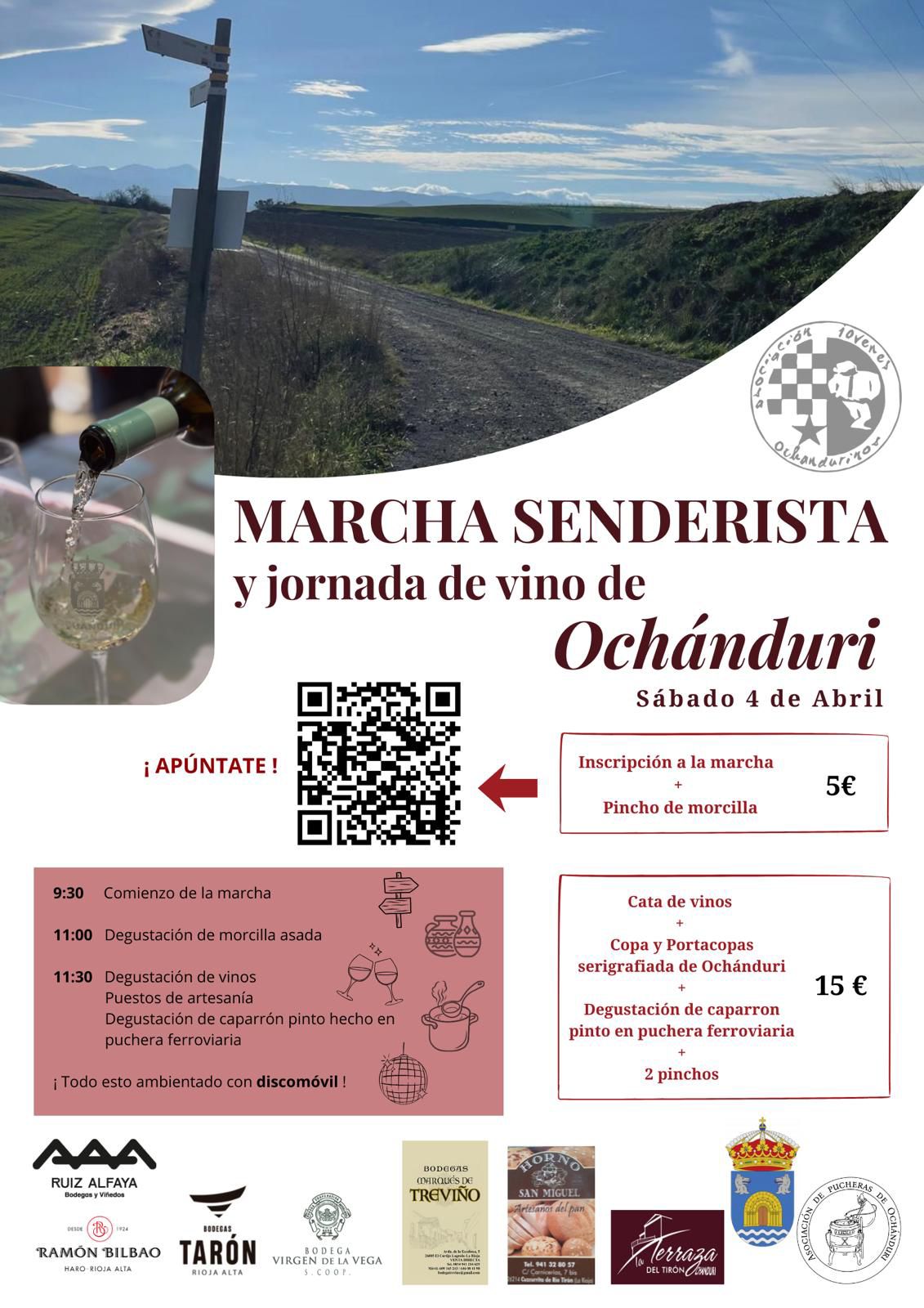 Marcha Senderista y jornada de vino 2026